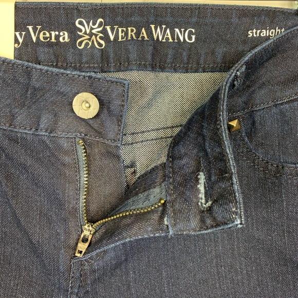 Simply Vera Vera Wang Mid Rise Straight Leg Jeans - Picture 3 of 8